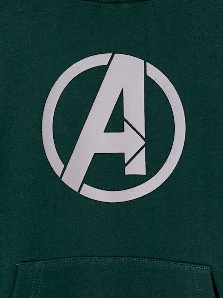 Sweat à capuche garçon Marvel® Avengers vert sapin 3 - vertbaudet enfant 