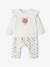 Ensemble bébé sweat et pantalon argile+écru+gris chiné+rose nude 9 - vertbaudet enfant 