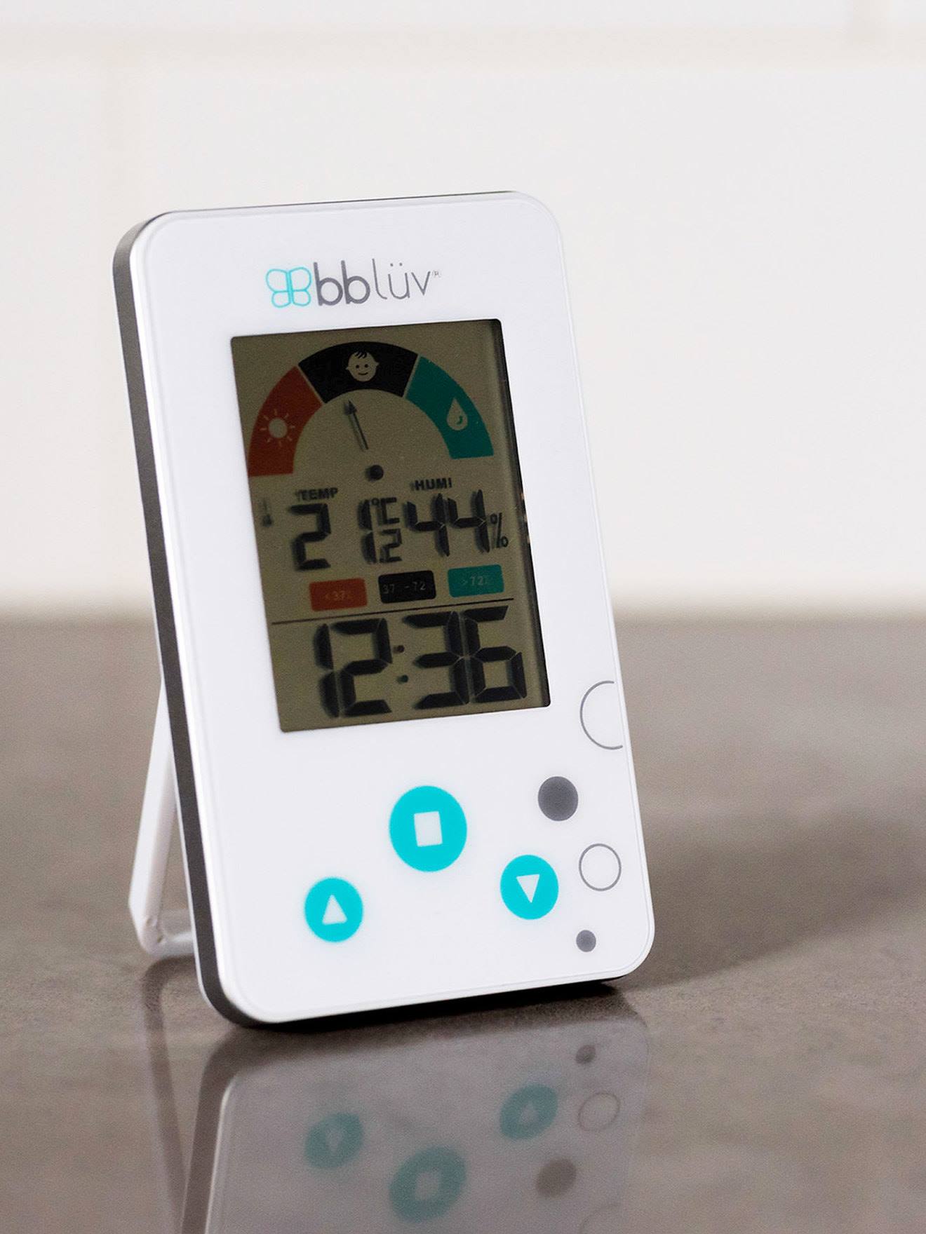 Thermomètre / hygromètre électronique IGRÖ blanc (Bblüv) - Image 1