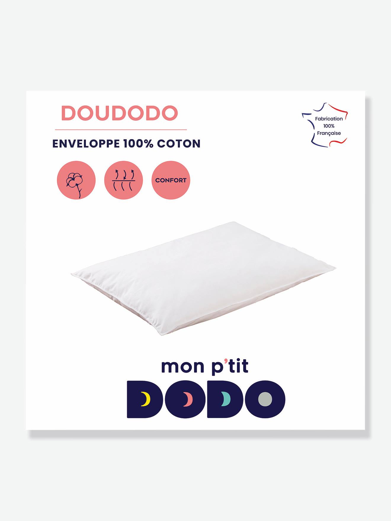 Betz Lot dodo pour enfant couette 100x135 cm oreiller 40x60 cm 100%  polyester couleur blanc