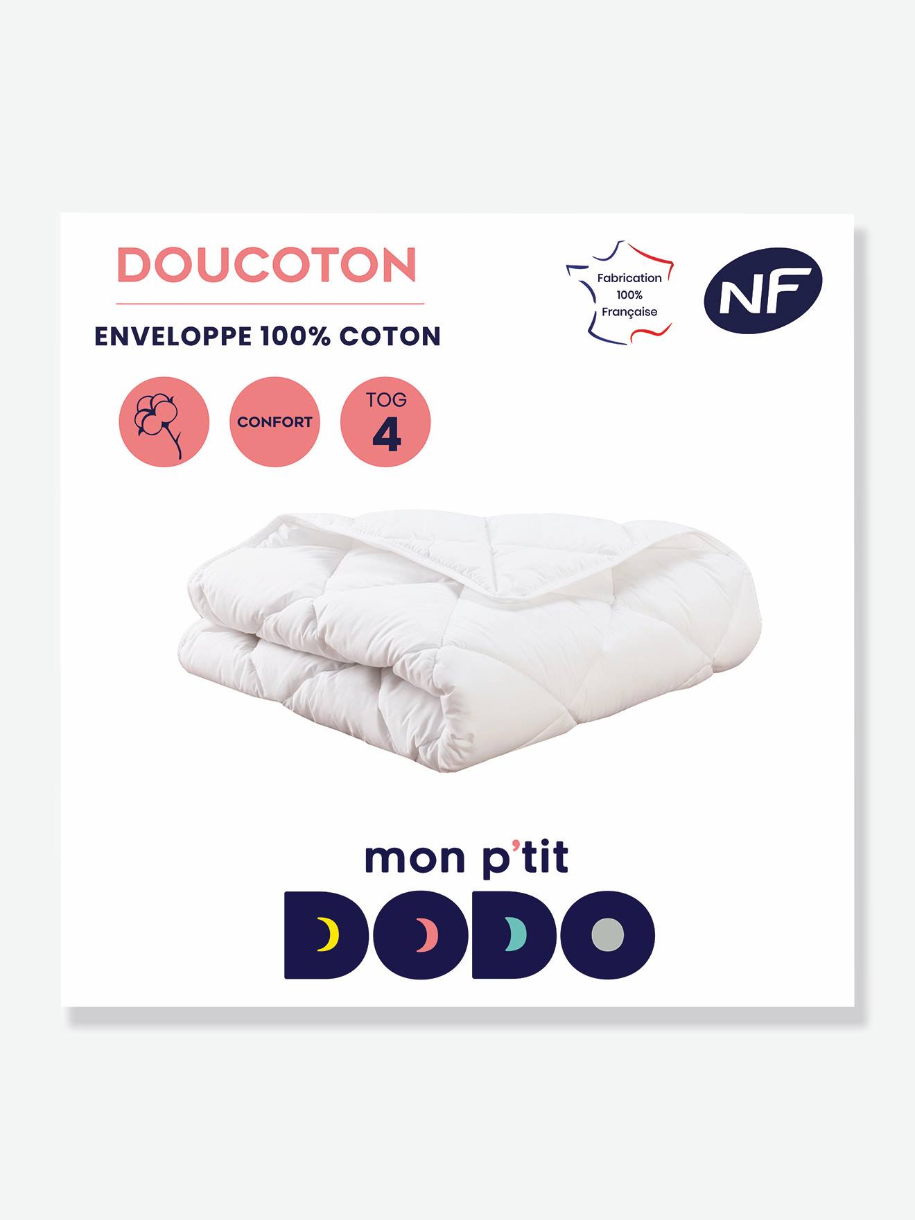Couette bébé légère Doucoton blanc (Dodo) - Image 1