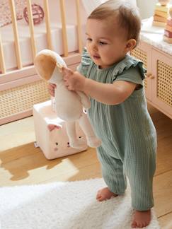 Bébé-Salopette, combinaison-Combinaison bébé en gaze de coton