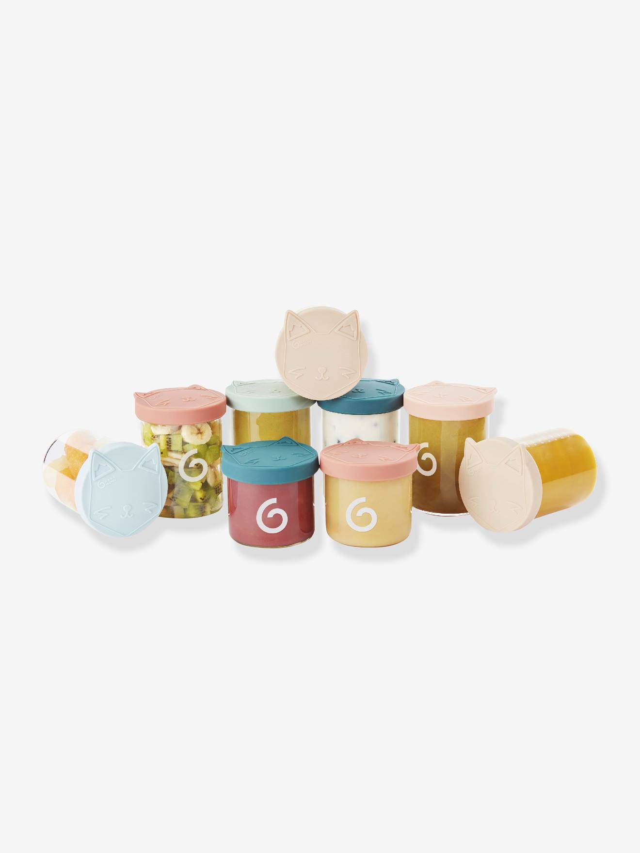 Isy Bowls 6 x 250ml + 3 x 120 ml BABYMOOV bleu