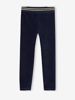 Legging fille velours   - vertbaudet enfant