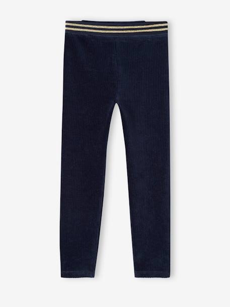 Fille-Legging fille velours 