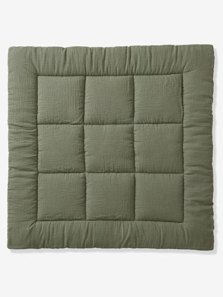 Tapis de sol / Fond de parc uni gaze et percale de coton indigo+ocre+olive+taupe+terracotta 12 - vertbaudet enfant 