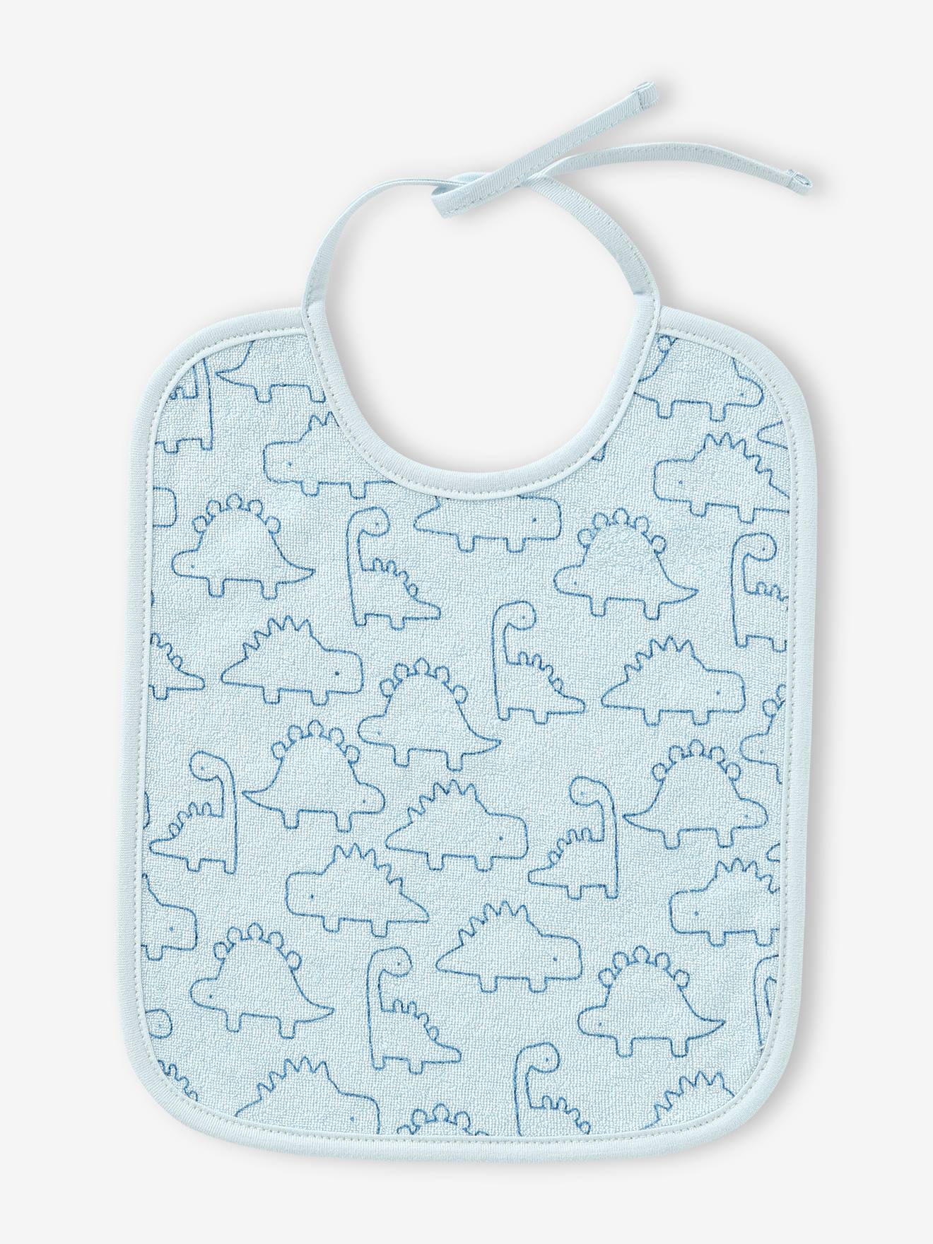 Lot 7 bavoirs bleu ciel (Vertbaudet) - Image 2
