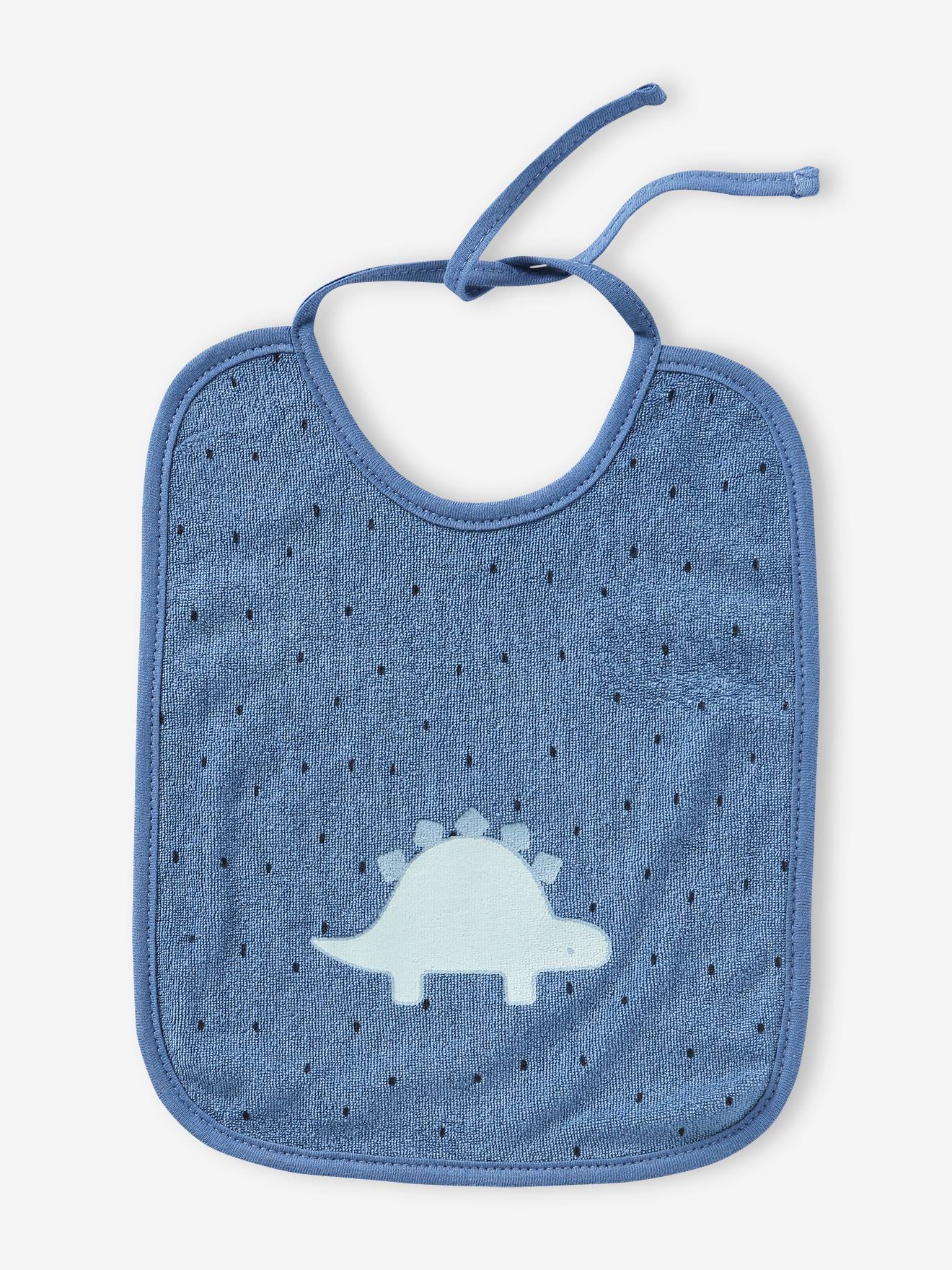 Lot 7 bavoirs bleu ciel (Vertbaudet) - Image 1