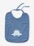 Lot 7 bavoirs bleu ciel+imprimé jungle+vert d'eau 2 - vertbaudet enfant 