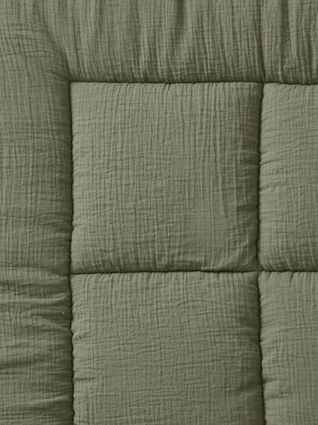 Tapis de sol / Fond de parc uni gaze et percale de coton indigo+ocre+olive+taupe+terracotta 18 - vertbaudet enfant 