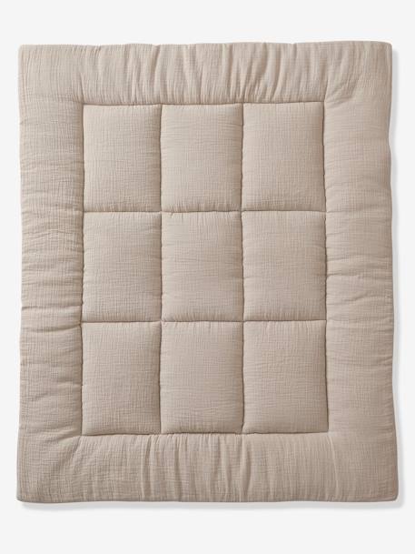 Tapis de sol / Fond de parc uni gaze et percale de coton indigo+ocre+olive+taupe+terracotta 20 - vertbaudet enfant 
