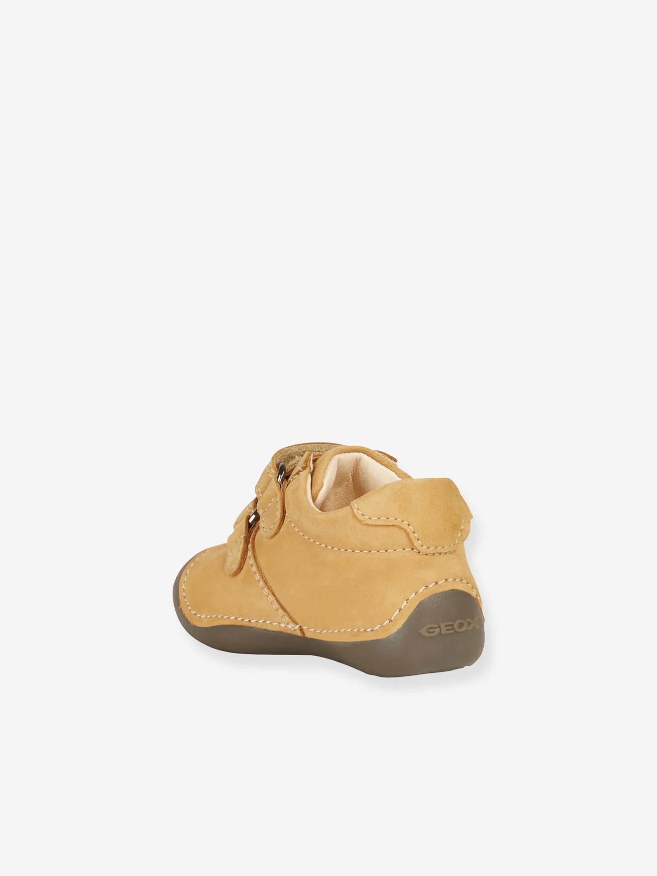 Chaussures Premier Pas Bébé Fille Geox Tutim A - Respirables, Souples, Scratch - Pour L'apprentissage De La Marche
