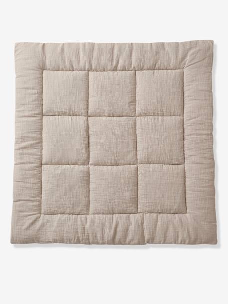 Tapis de sol / Fond de parc uni gaze et percale de coton indigo+ocre+olive+taupe+terracotta 19 - vertbaudet enfant 
