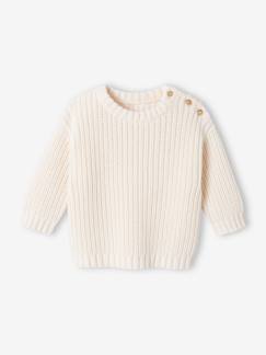 -Pull bébé garçon en côte perlée 