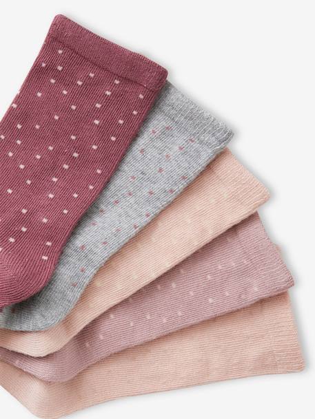 2 Paires De Chaussettes KNEE-HI Fille - Taille 10 1/2-12 1/2 (4-7 Ans) - Bleu/Gris - Italie