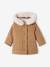 Manteau à capuche bébé fille gris clair chine+taupe 7 - vertbaudet enfant 