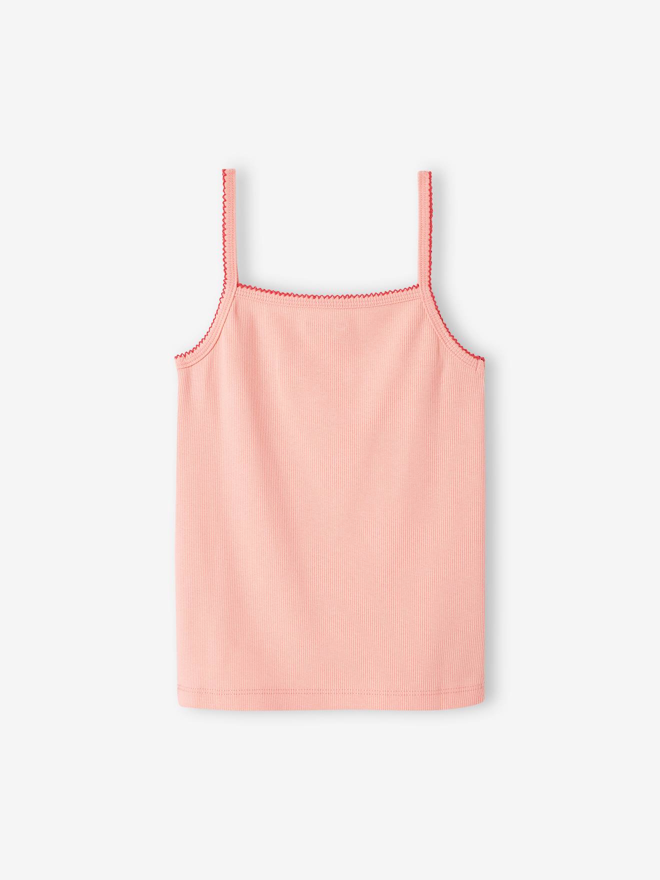 Débardeur Fille Mini Boden – Rose Fruité, Bretelles Croisées, Taille 4-5 Ans