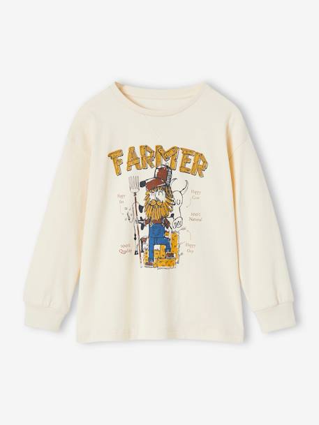 Tee-shirt motif farmer garçon  - vertbaudet enfant