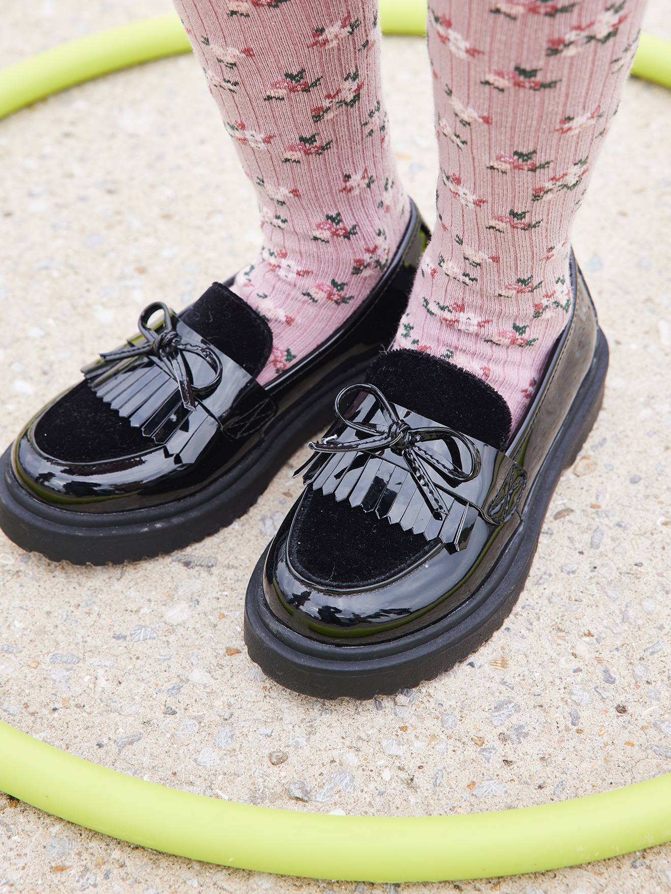 Mocassins vernis junior noir