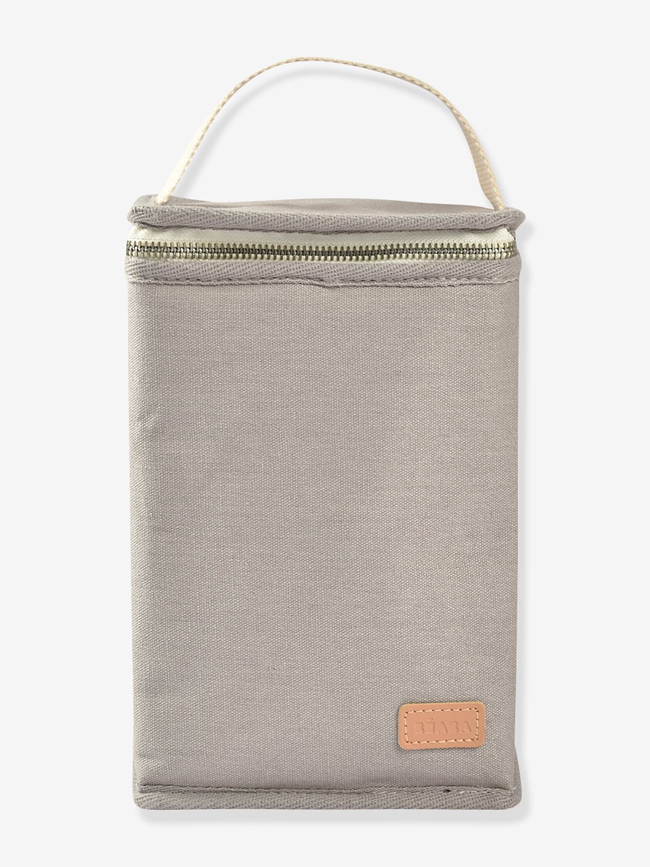Pochette repas isotherme gris perle (Béaba) - Image 1