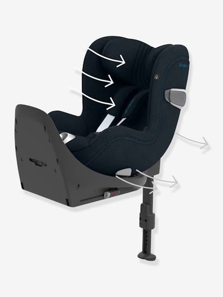 Siège-auto CYBEX Platinum Sirona T i-Size 45 à 105 cm, équivalence groupe 0+/1 Mirage grey+Nautical Blue 25 - vertbaudet enfant 