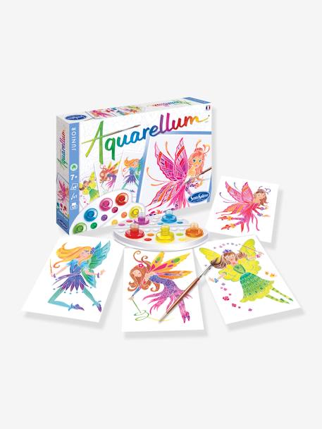 Sentosphère Aquarellum Junior Dinosaures - Kit Peinture à L'eau Pour Enfants - Fabriqué En France