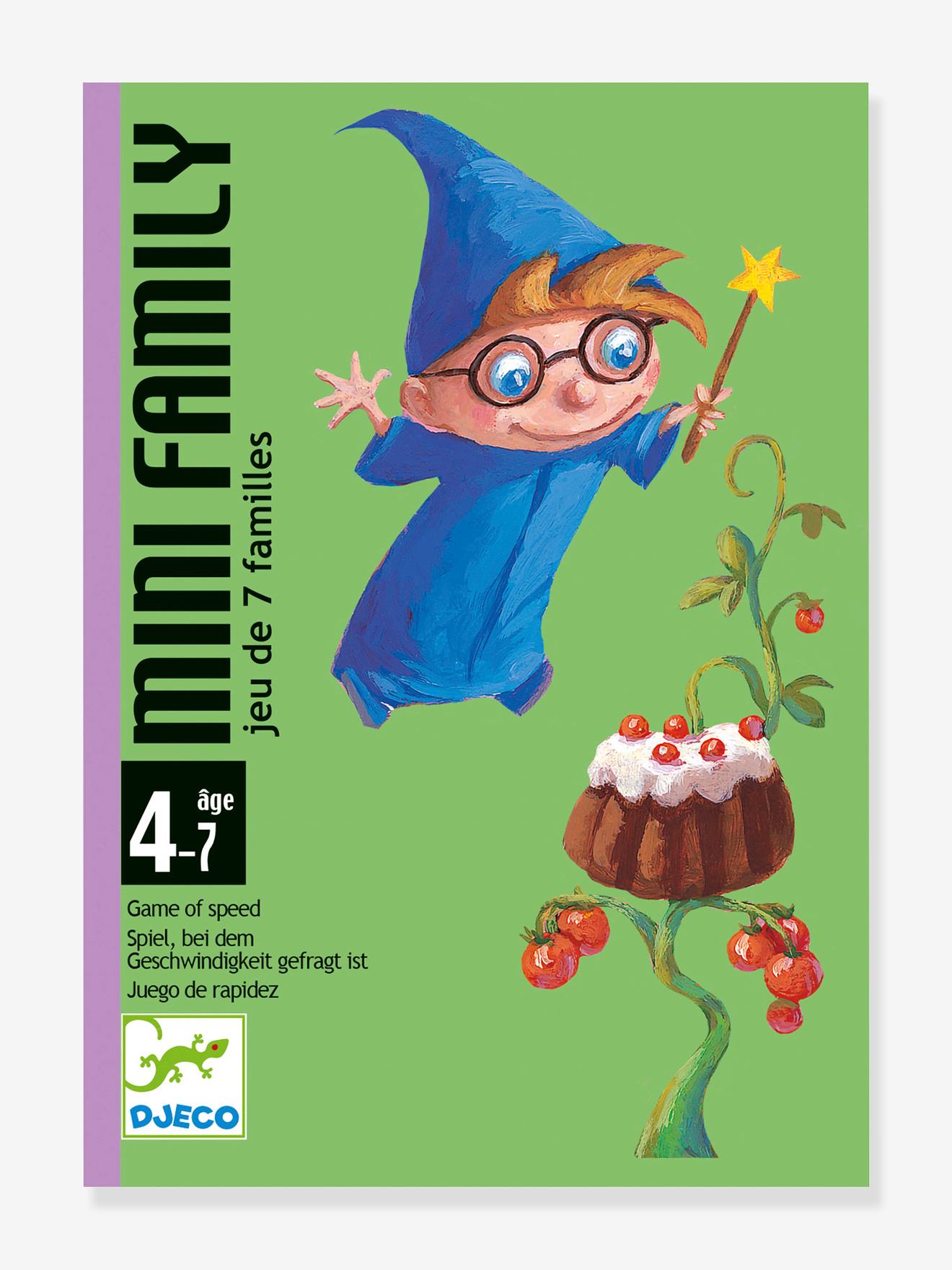 Jeu De 7 Familles Mini Family Djeco Vert