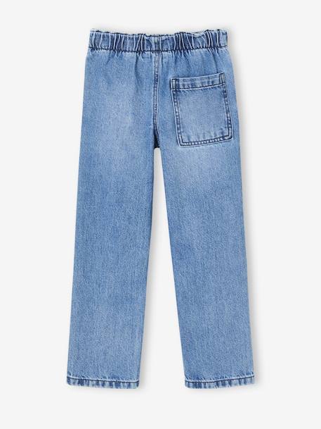 Jean garçon large facile à enfiler denim black+denim bleached+denim brut+gris+stone 37 - vertbaudet enfant 