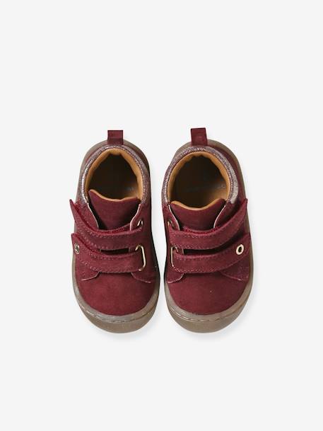 Chaussures premiers pas bébé scratchs bordeaux+fuchsia+jaune pâle+marine+or+rose 4 - vertbaudet enfant 
