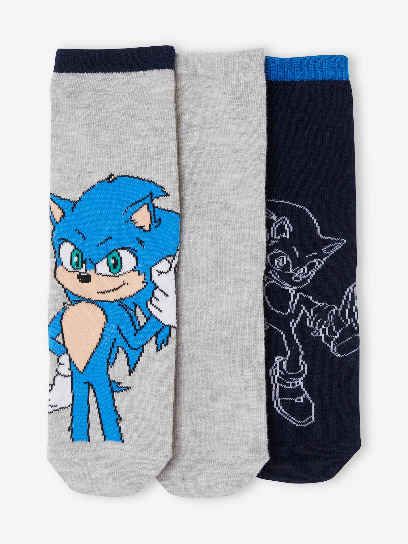 Lot de 3 paires de chaussettes Sonic® coloris assortis