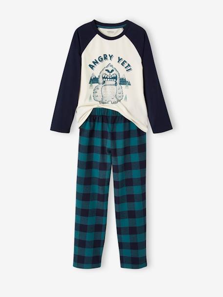 Garçon-Pyjama, surpyjama-Pyjama yéti garçon avec bas en flanelle
