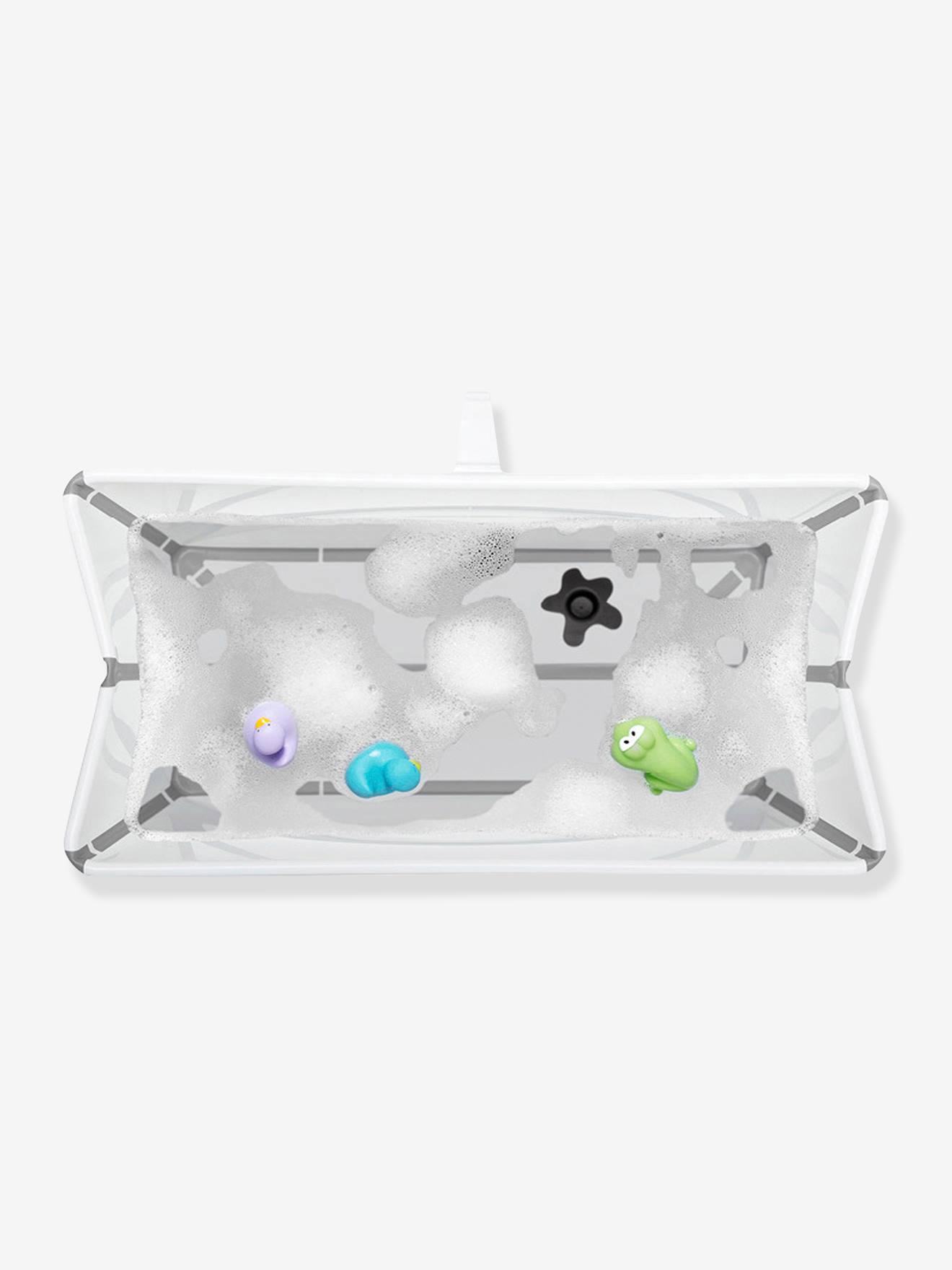 Ensemble baignoire Flexi Bath + transat de bain écru (Stokke) - Image 1