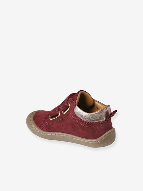 Chaussures premiers pas bébé scratchs bordeaux+fuchsia+jaune pâle+marine+or+rose 3 - vertbaudet enfant 