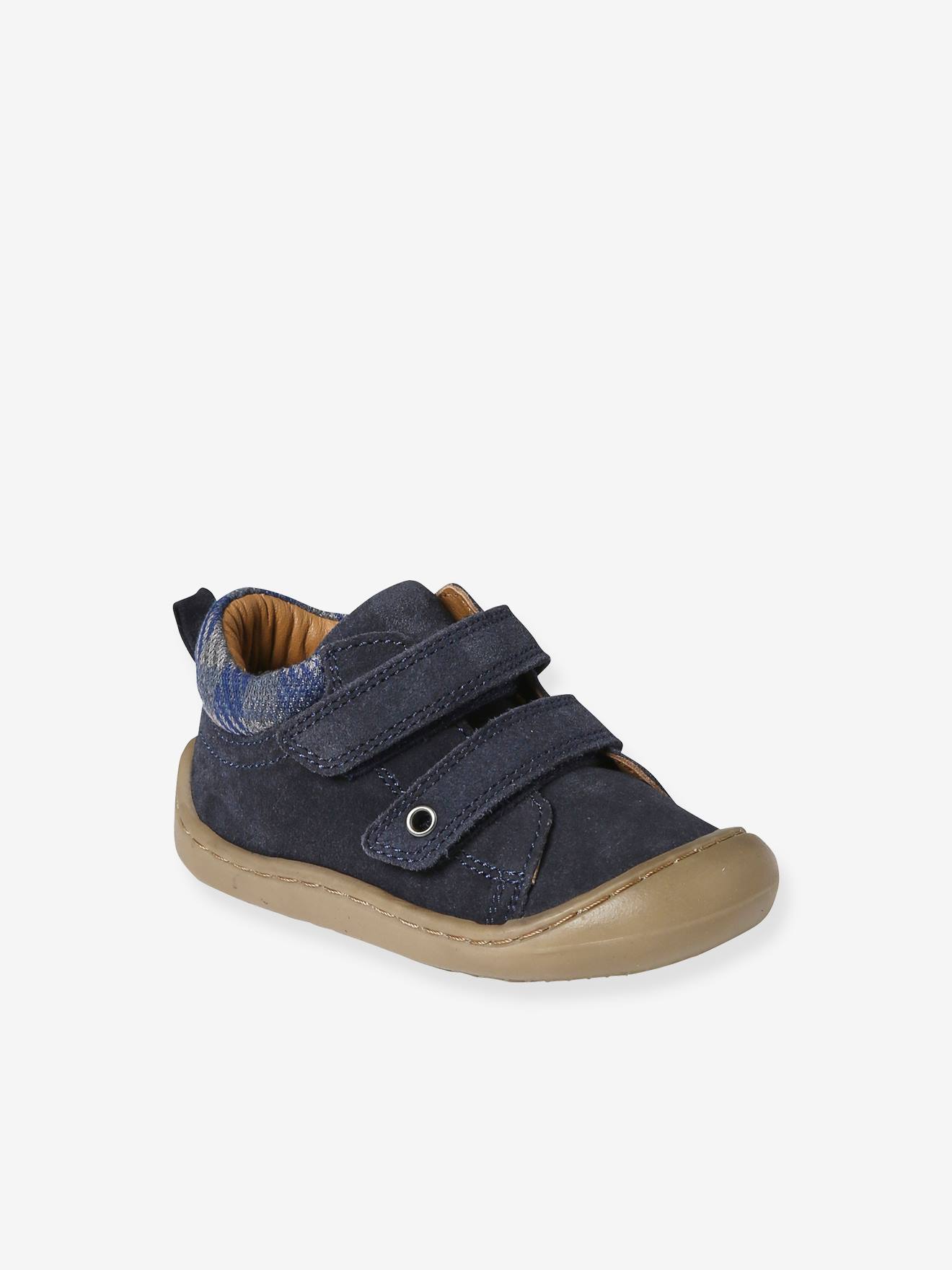 Chaussures premiers pas bébé scratchs bleu Chaussures premiers pas bébé scratchs bleu