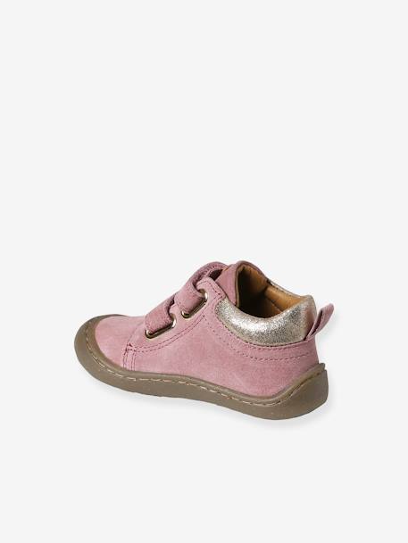 Chaussures premiers pas bébé scratchs bordeaux+fuchsia+jaune pâle+marine+or+rose 30 - vertbaudet enfant 
