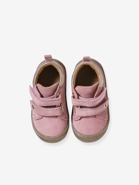 Chaussures premiers pas bébé scratchs bordeaux+fuchsia+jaune pâle+marine+or+rose 31 - vertbaudet enfant 