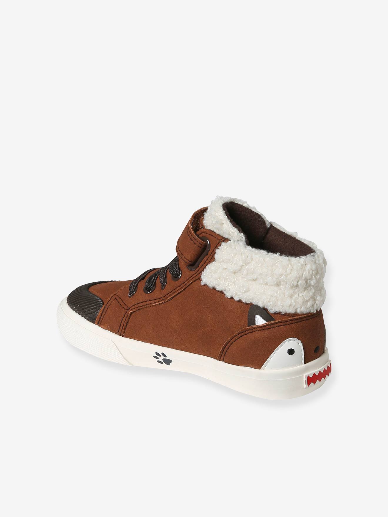 Bottes/baskets Marron à Lacets M&S Pour Enfants Taille UK 1 - Neuves Sans Emballage