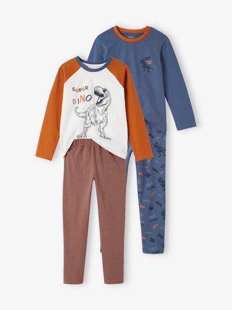Garçon-Pyjama, surpyjama-Lot de 2 pyjamas dino garçon