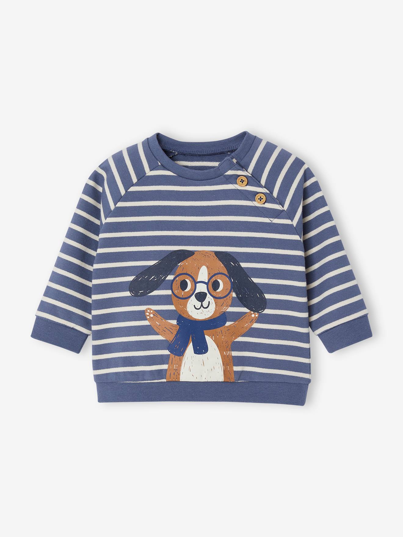 Sweat bb en molleton ray bleu 10 €