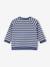 Sweat bébé en molleton rayé bleu+rayé vert+tomette+vert sapin 2 - vertbaudet enfant 