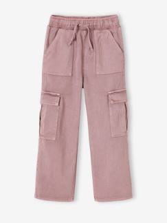 Pantalon fille cargo facile à enfiler  - vertbaudet enfant