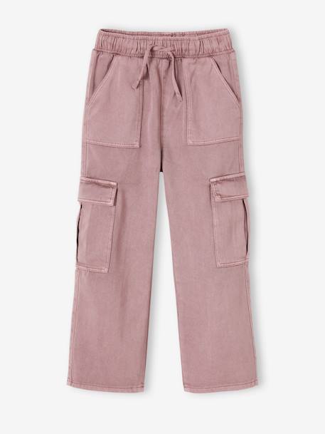Fille-Pantalon fille cargo facile à enfiler