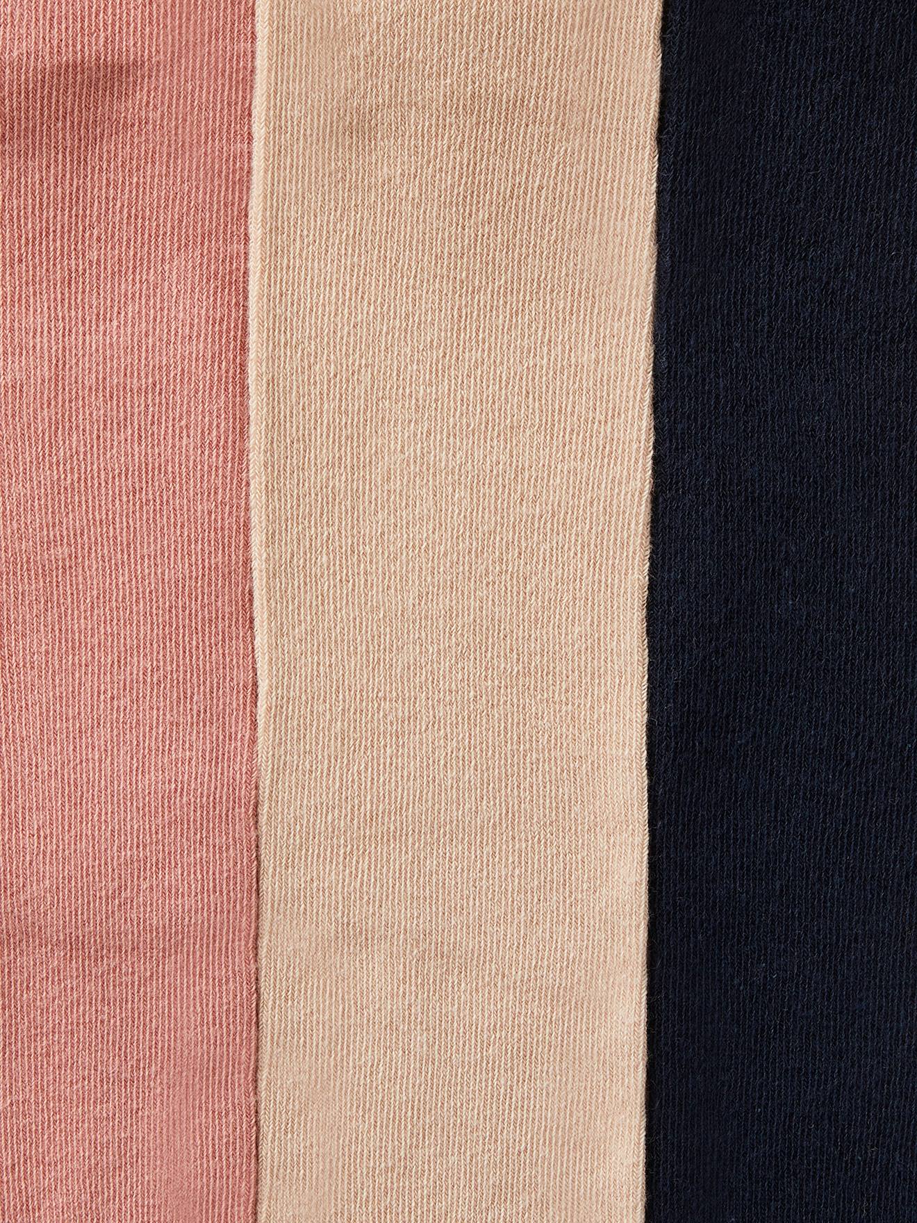 Lot de 3 collants bébé maille vieux rose (Vertbaudet) - Image 1