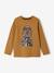 T-shirt animal crayonné garçon caramel+kaki 1 - vertbaudet enfant 