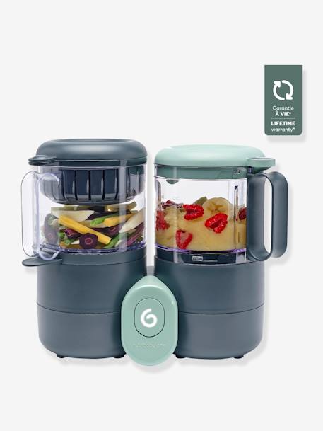 Babymoov - Robot multifonction préparateur culinaire cuiseur et mixeur Nutribaby One noir/gris