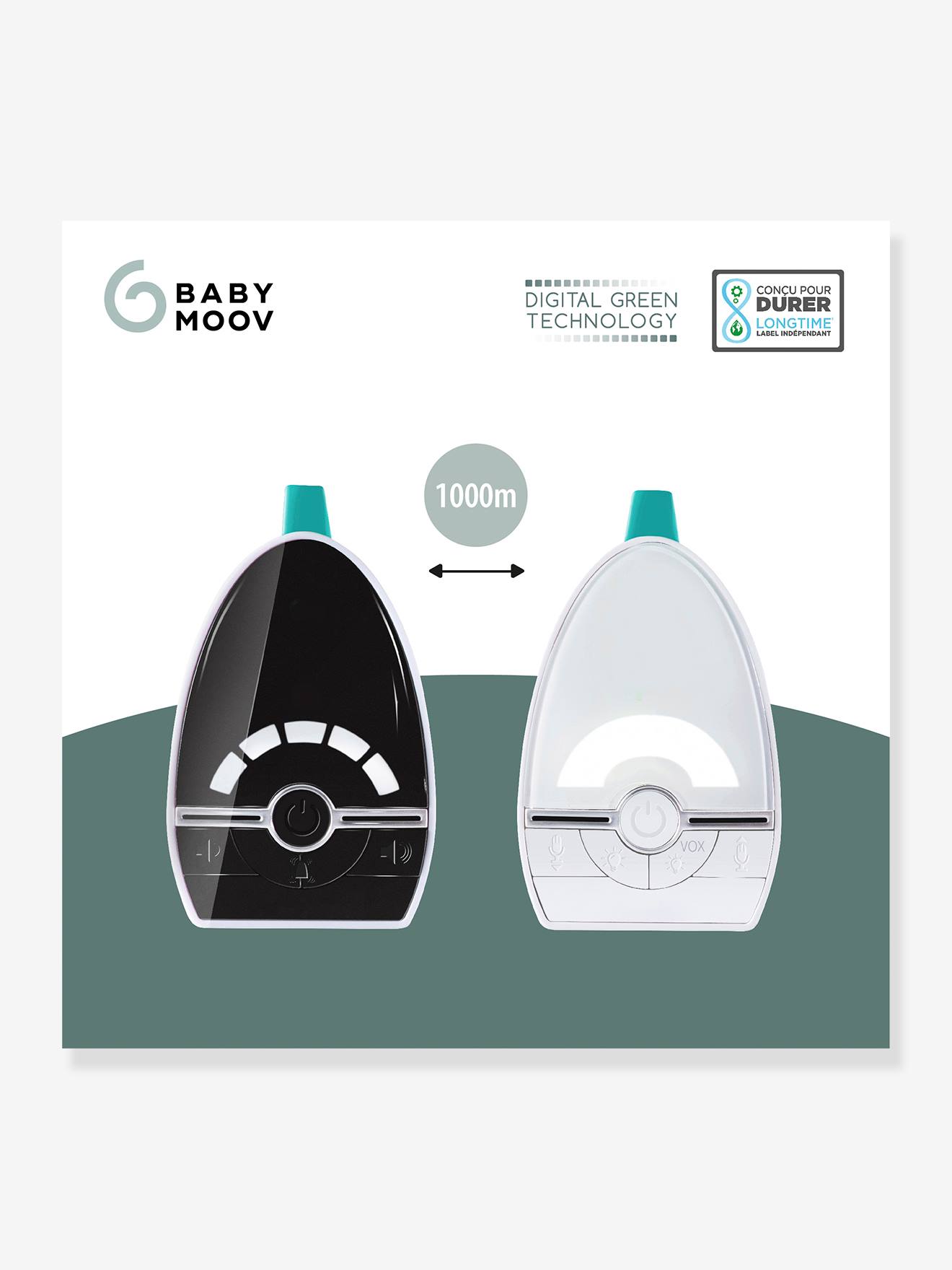 Babymoov Babyphone Audio Expert Care - Portée 1000 m - Labellisé Long Time  - Faible Emission d'ondes - Détecteur de Mouvement & Trousse de Soin Bébé  Compact 9 Accessoires Inclus - Aqua : : Beauté et Parfum