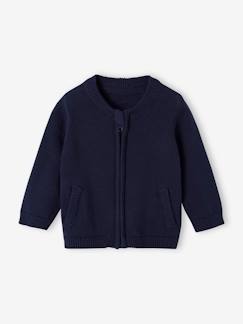 Gilet zippé style teddy bébé personnalisable  - vertbaudet enfant