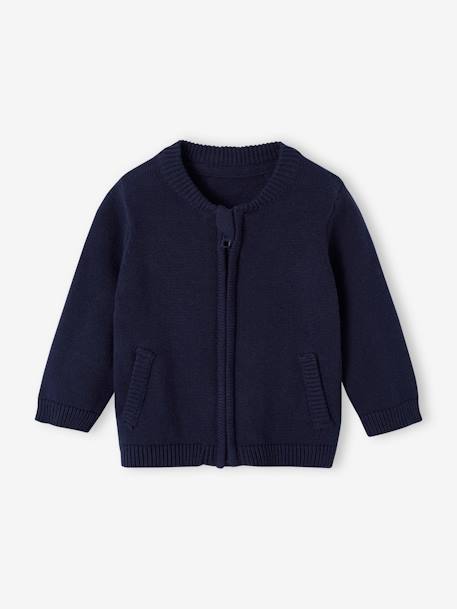 Bébé-Pull, gilet, sweat-Gilet zippé style teddy bébé personnalisable
