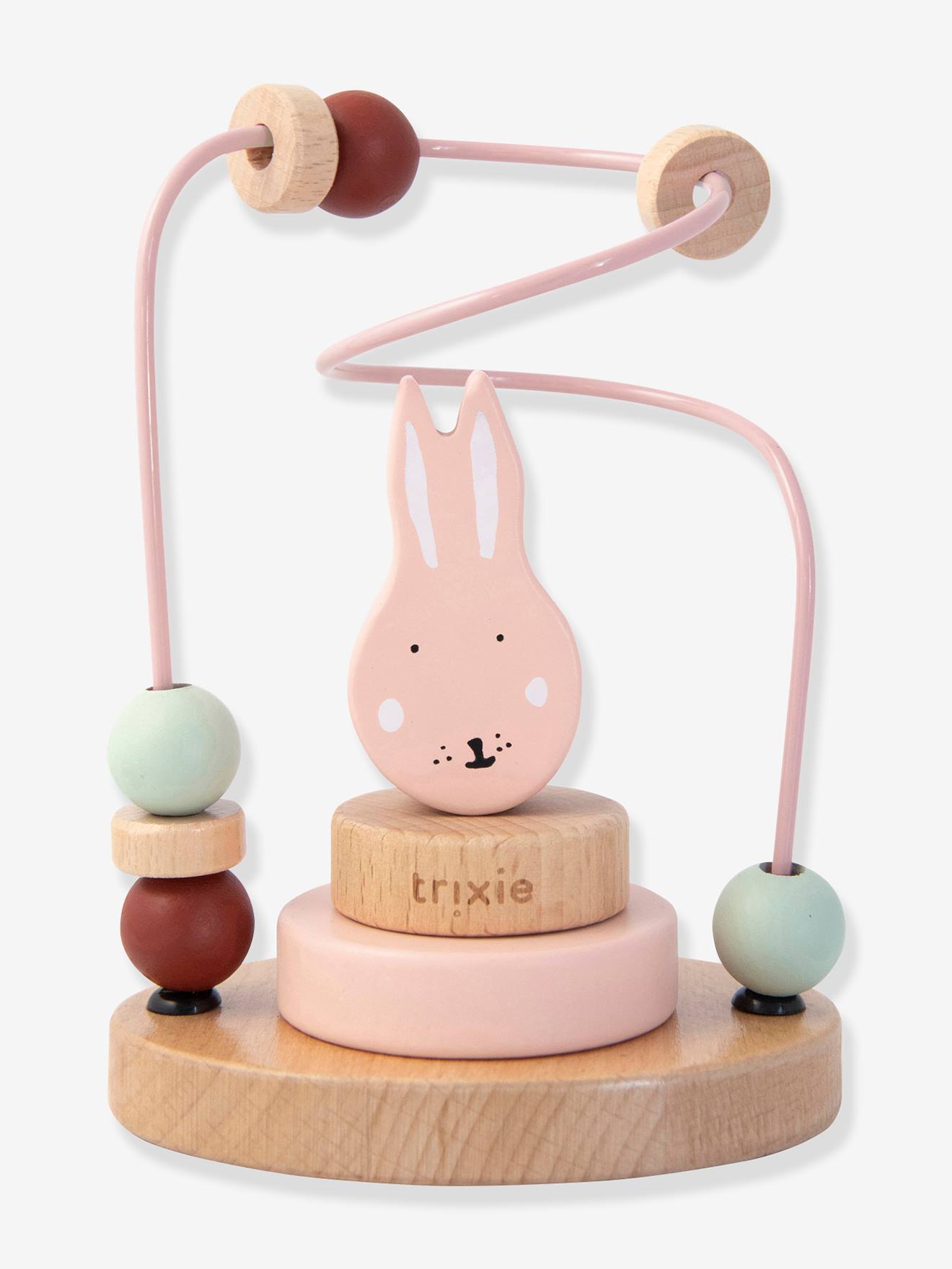 Labyrinthe à perles en bois - TRIXIE mrs. rabbit