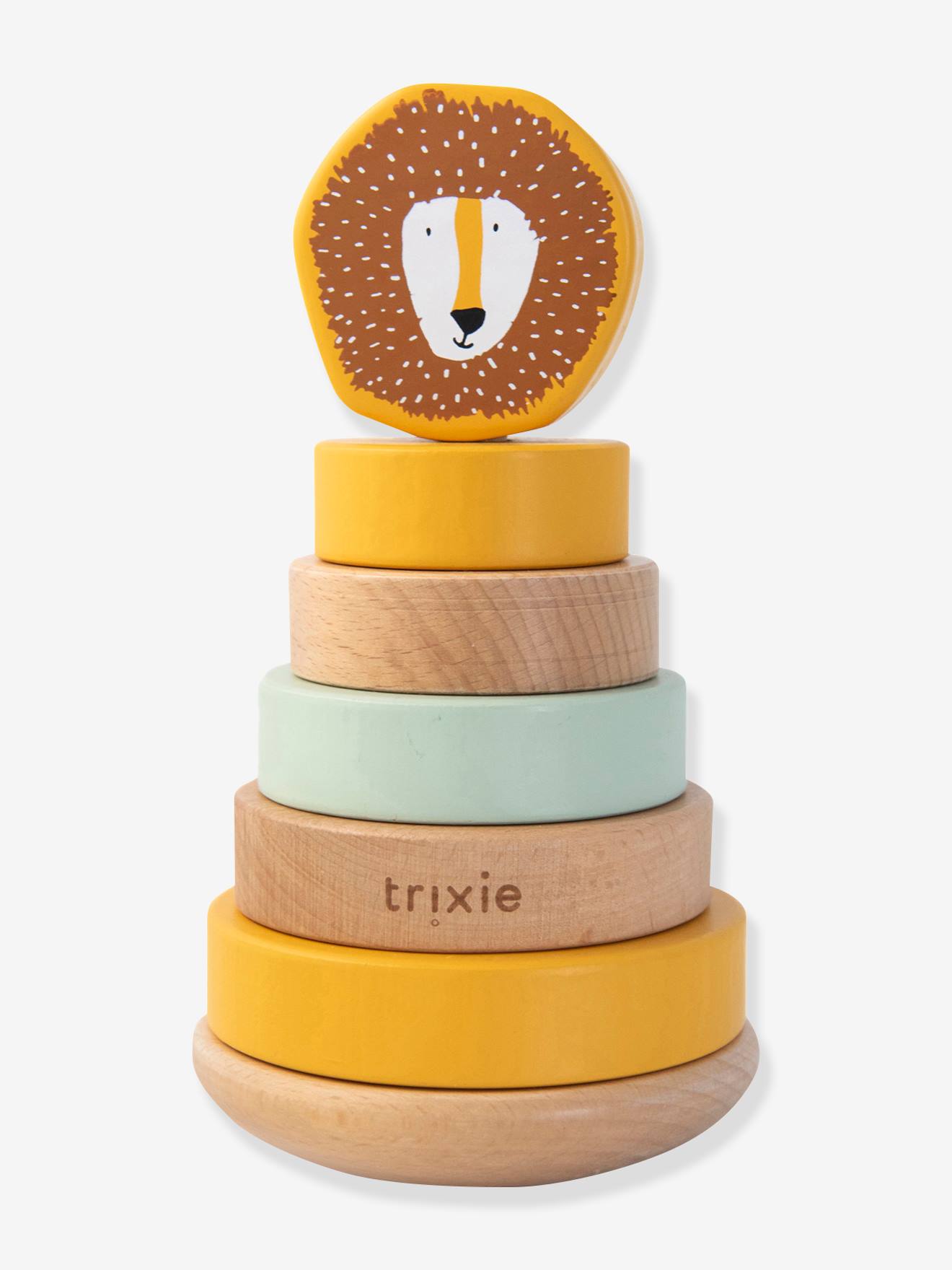 Tour à empiler en bois - mr. lion